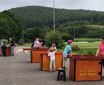 Spiele des Alte-Welt-Spiele-Wagen